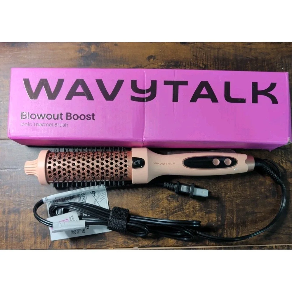 Wavytalk Blowout Boost Ionic Ceramic Thermal Brush 1 in Pink Model 196